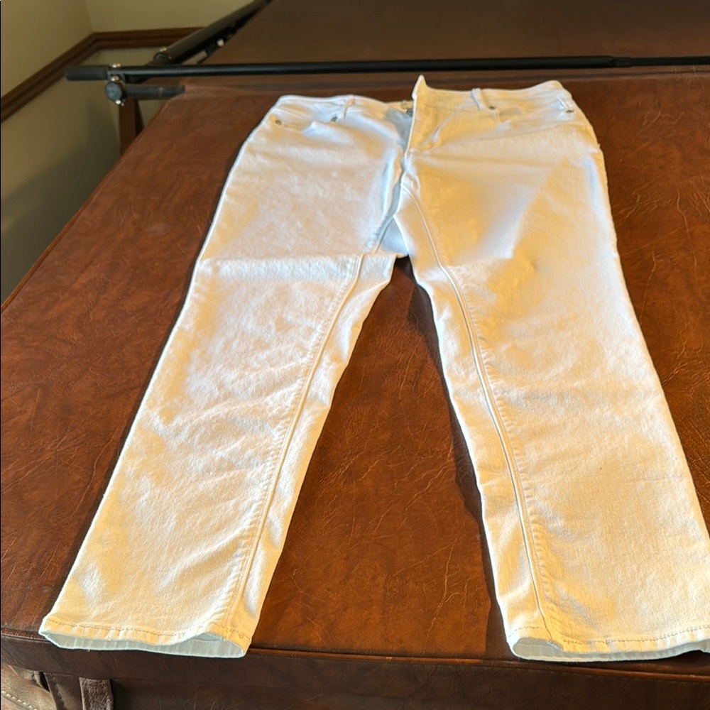 Women's White Jeans from Cato''s. Size 14